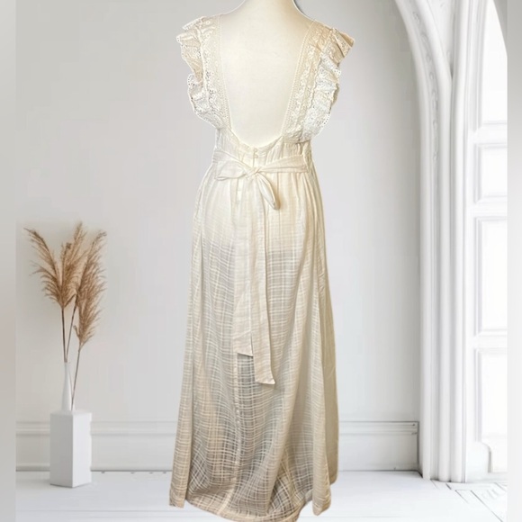 Anthropologie White Maxi - Picture 7 of 9